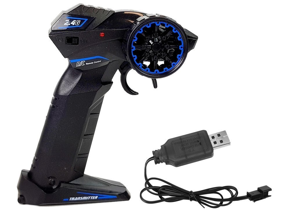 Nuotoliniu būdu valdomas sportinis motociklas 2.4g, raudonas