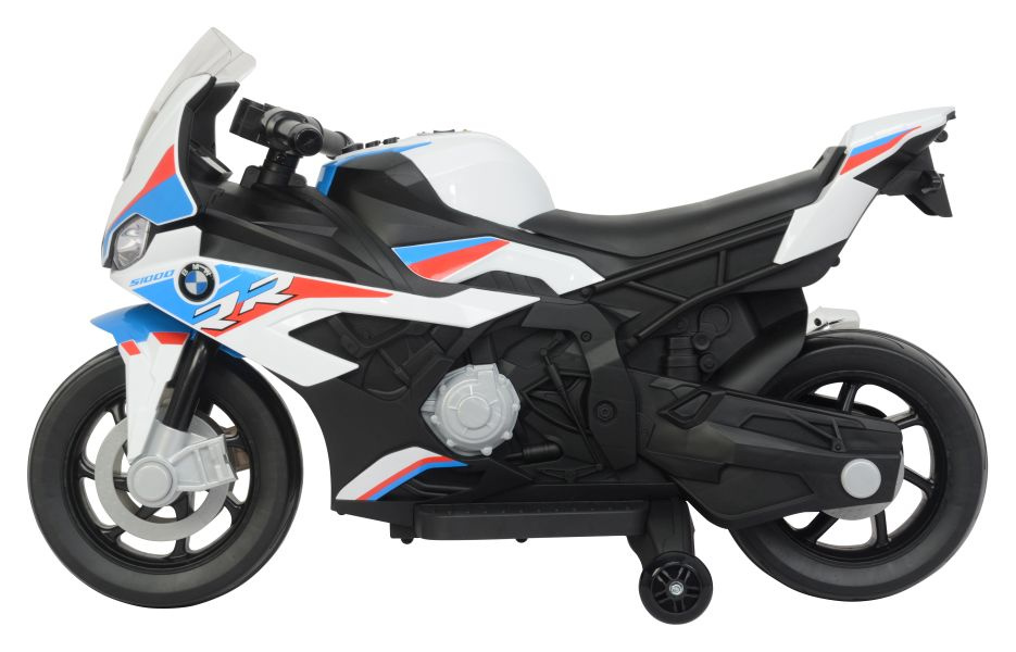 Elektromobilis vaikams lean cars bmw s1000rr 2156, baltas