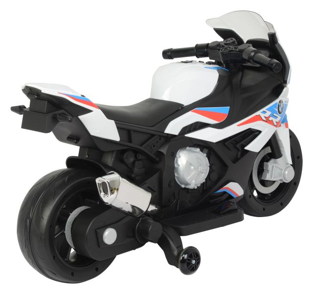 Elektromobilis vaikams lean cars bmw s1000rr 2156, baltas