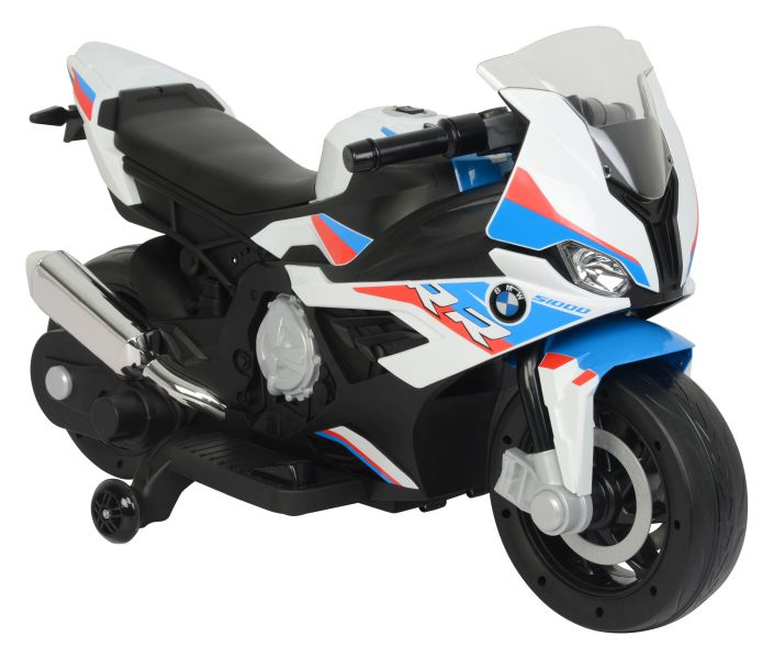 Elektromobilis vaikams lean cars bmw s1000rr 2156, baltas