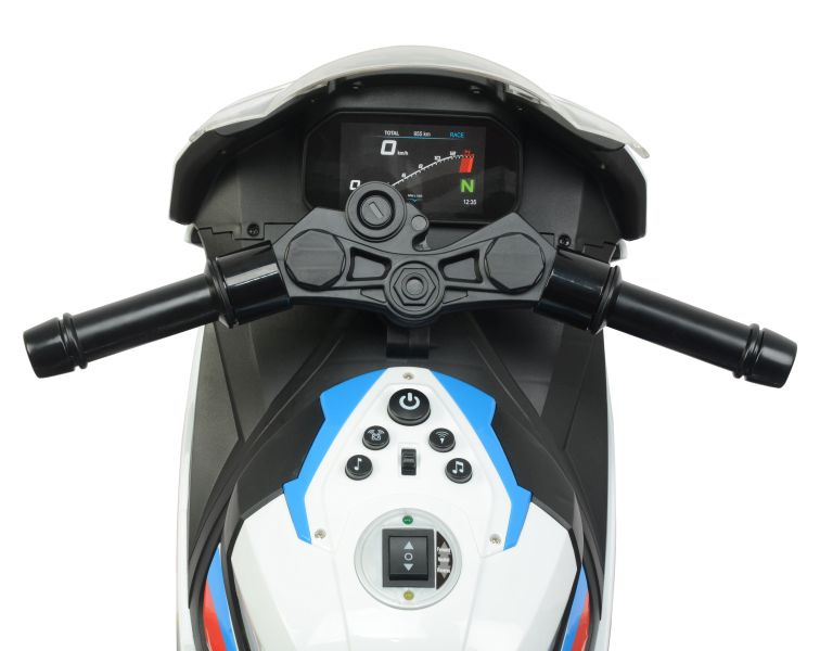 Elektromobilis vaikams lean cars bmw s1000rr 2156, baltas
