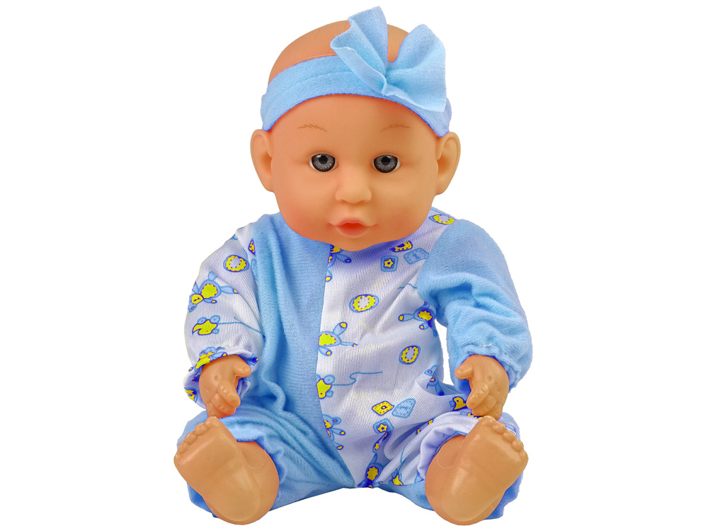 Lėlė blue baby doll potty drink pee, 24 cm