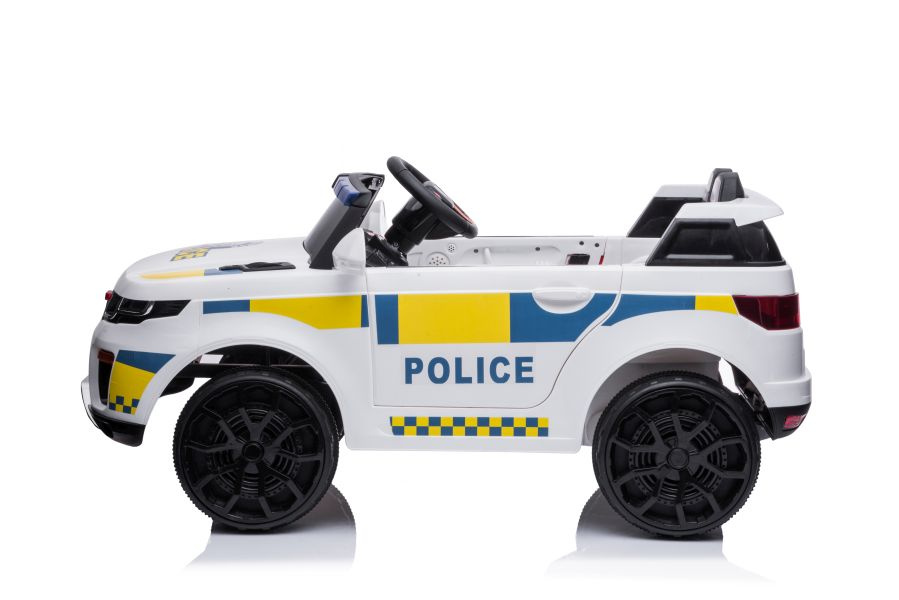 Vienvietis policijos elektromobilis bbh-021, baltas