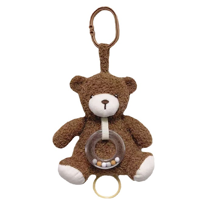 Ruda muzikėlė meškiukas, 18 cm