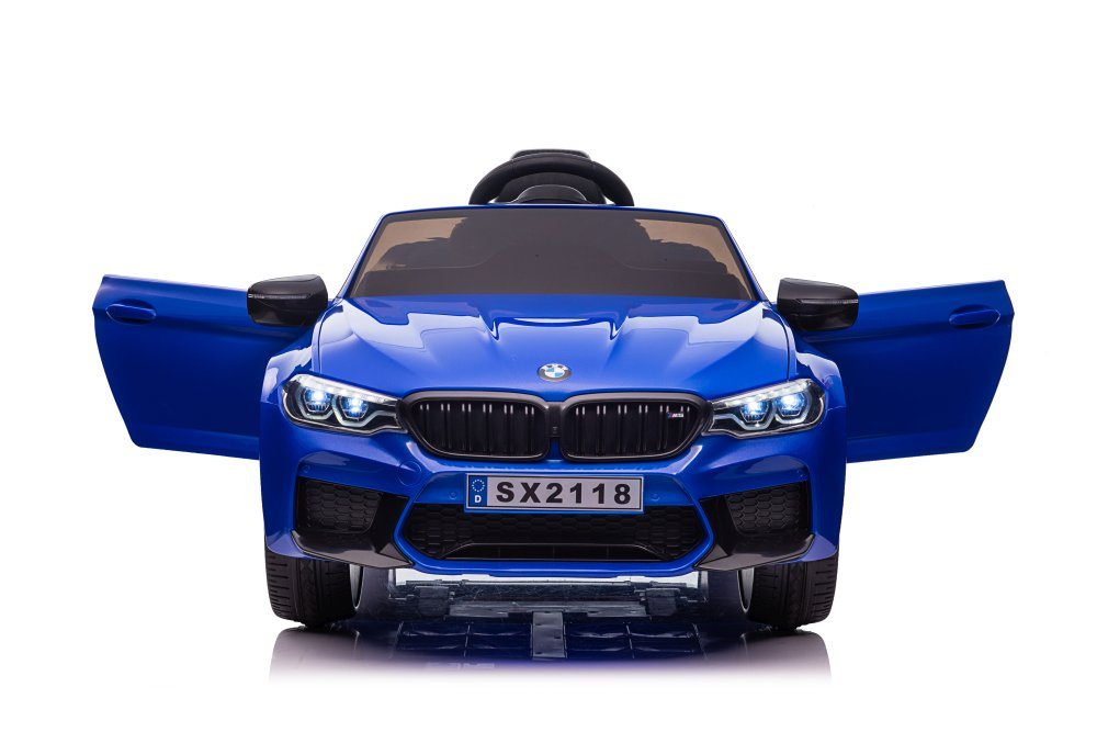 Vienvietis elektromobilis vaikams bmw m5, mėlynas