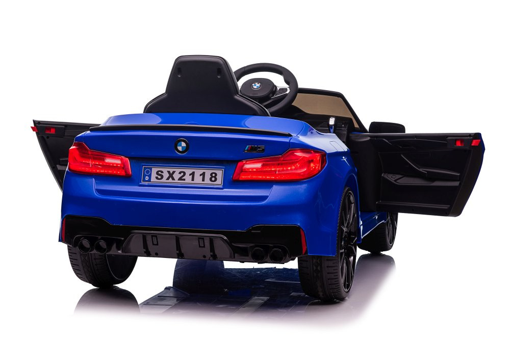 Vienvietis elektromobilis vaikams bmw m5, mėlynas