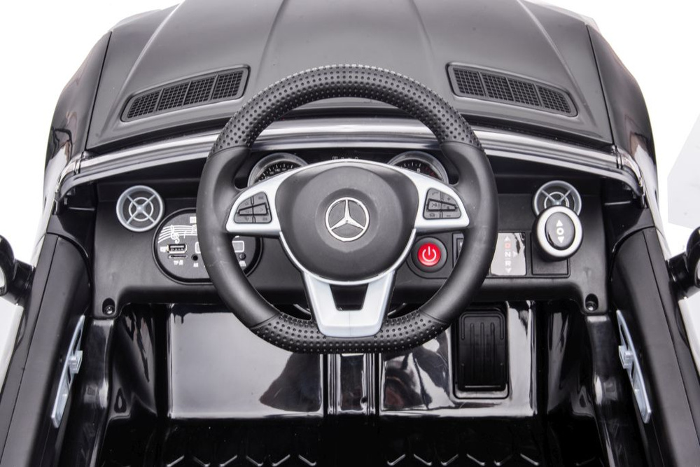 Dvivietis elektromobilis vaikams mercedes slc 300, mėynas