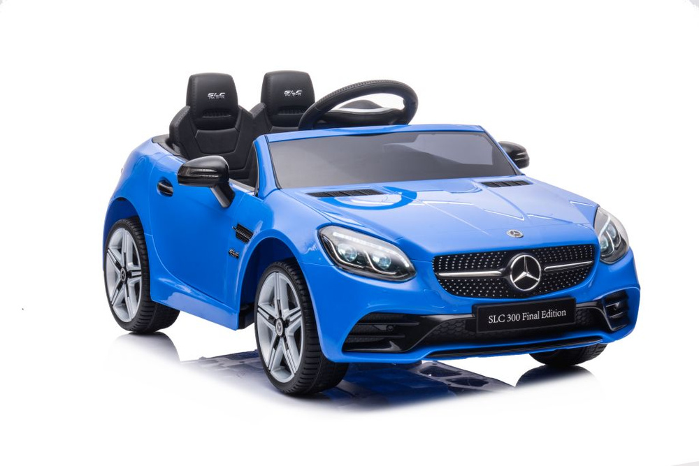 Dvivietis elektromobilis vaikams mercedes slc 300, mėynas