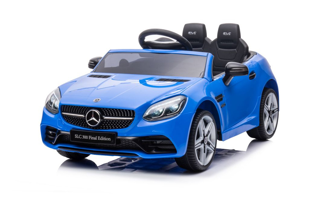 Dvivietis elektromobilis vaikams mercedes slc 300, mėynas