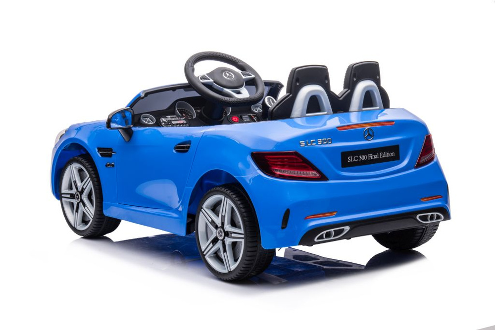 Dvivietis elektromobilis vaikams mercedes slc 300, mėynas