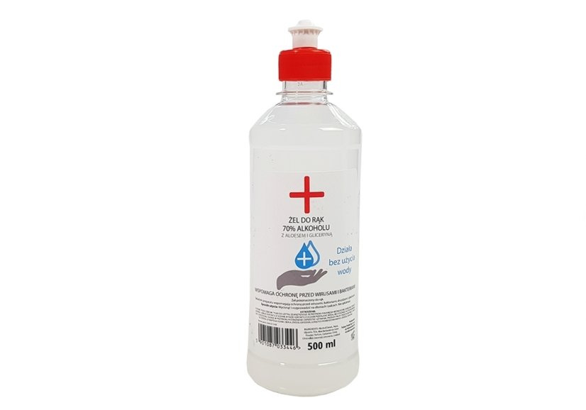 Rankų dezinfekavimo gelis 70%, 500ml