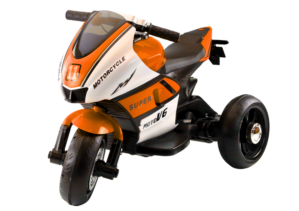 Elektrinis motociklas vaikams moto v6 ht-5188, oranžinis