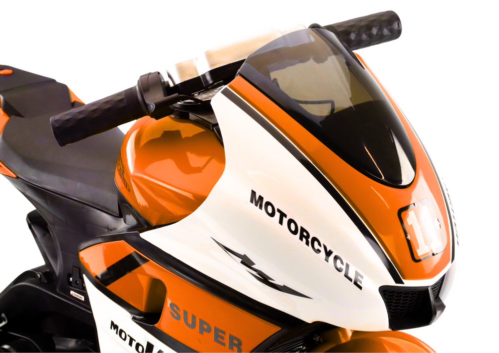 Elektrinis motociklas vaikams moto v6 ht-5188, oranžinis