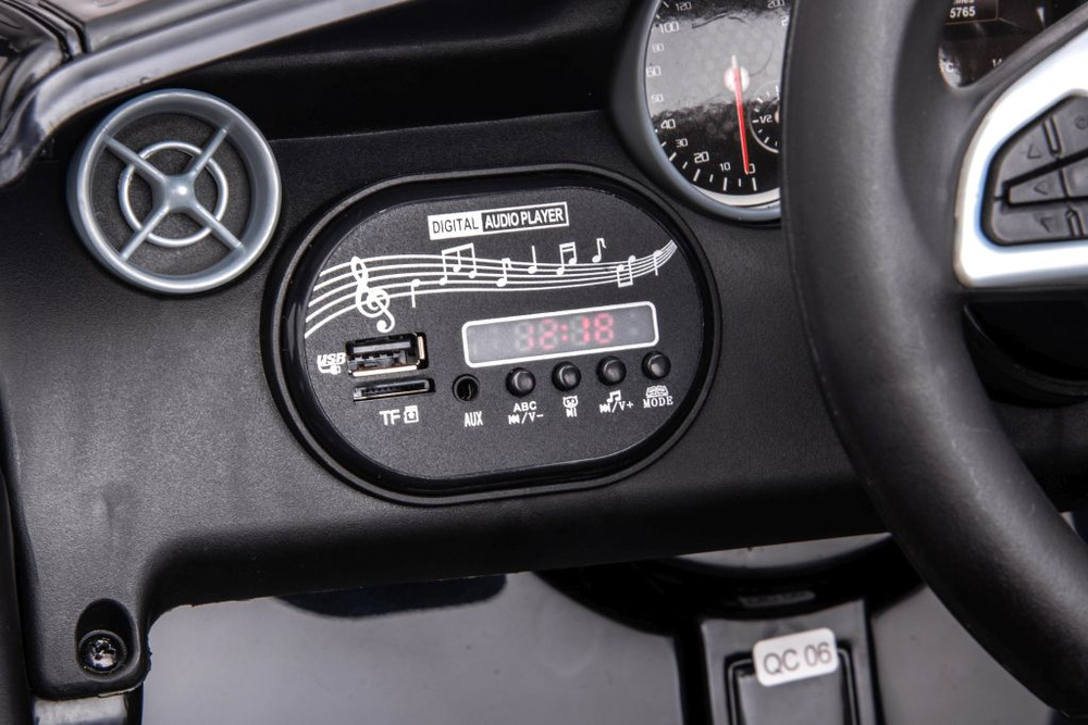 Dvivietis elektromobilis vaikams mercedes slc 300, raudonas