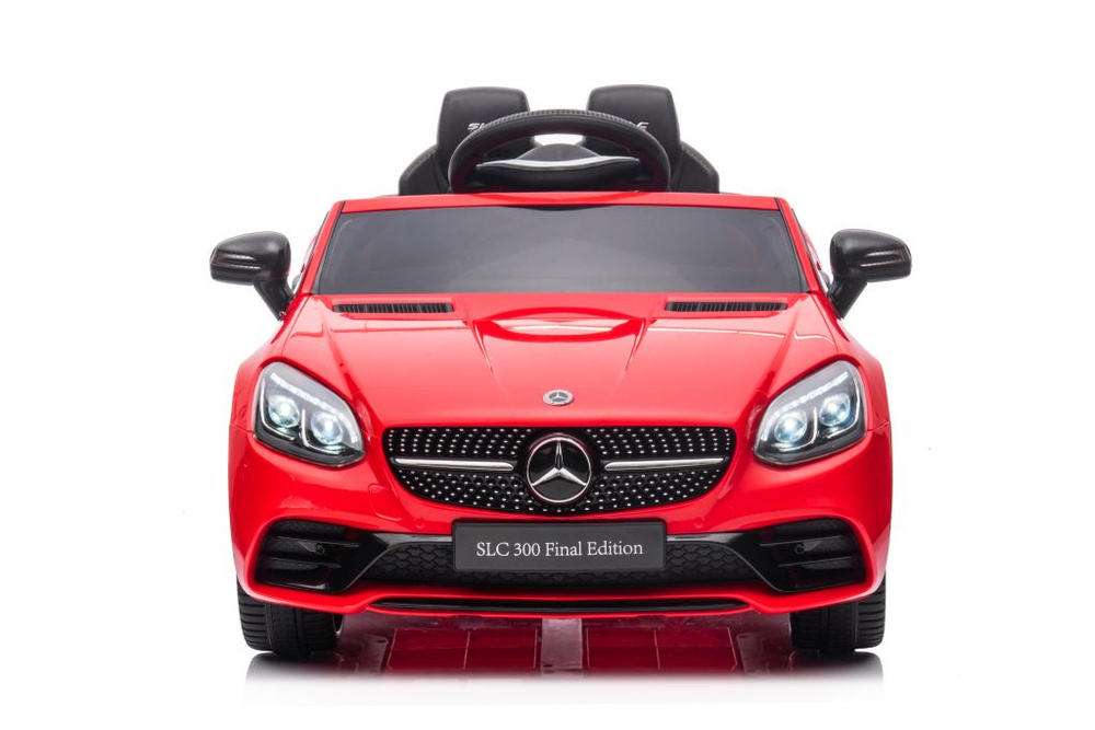 Dvivietis elektromobilis vaikams mercedes slc 300, raudonas