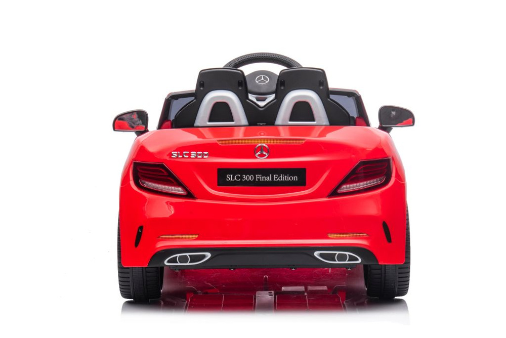 Dvivietis elektromobilis vaikams mercedes slc 300, raudonas