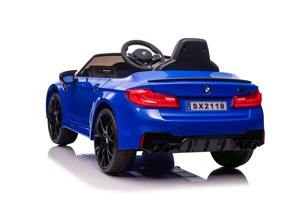 Vienvietis elektromobilis vaikams bmw m5 drift, mėlynas