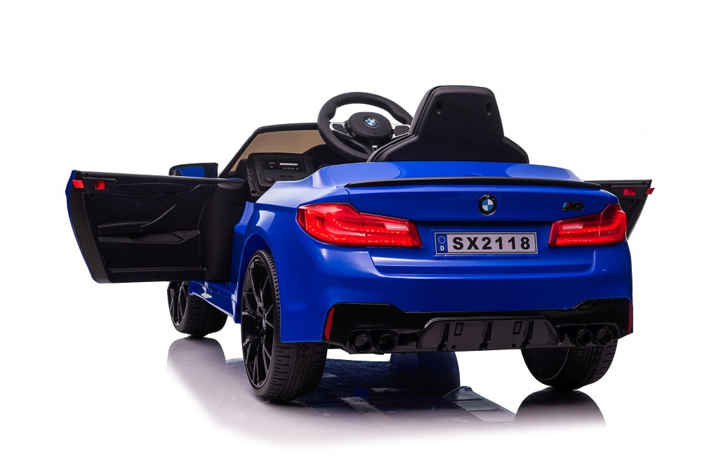 Vienvietis elektromobilis vaikams bmw m5 drift, mėlynas