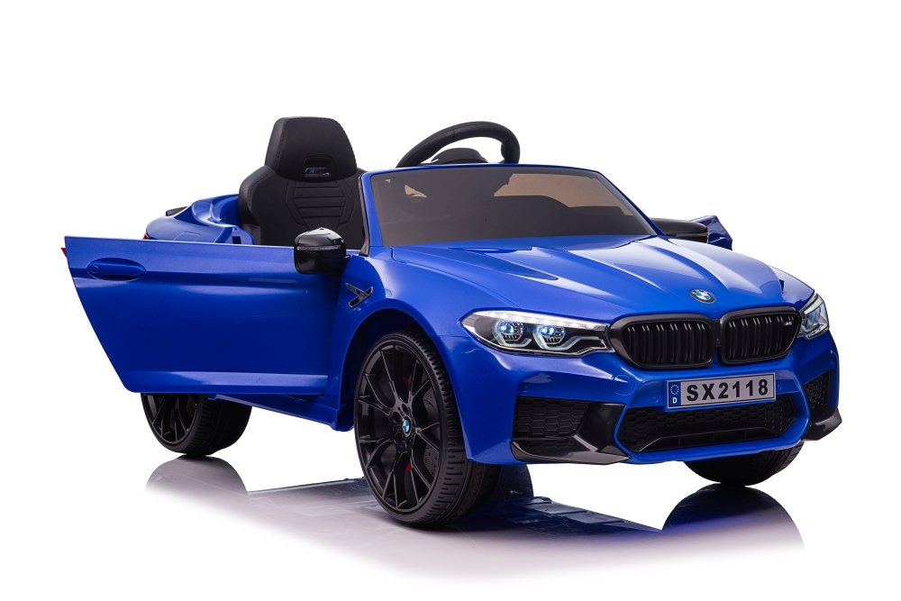 Vienvietis elektromobilis vaikams bmw m5 drift, mėlynas