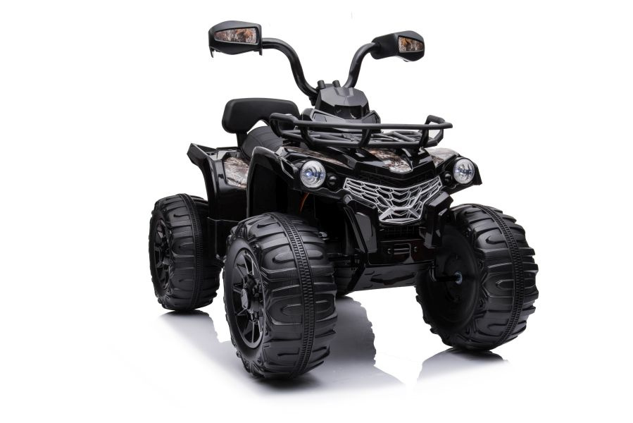 Vaikiškas elektrinis keturratis ufm js009, juodas