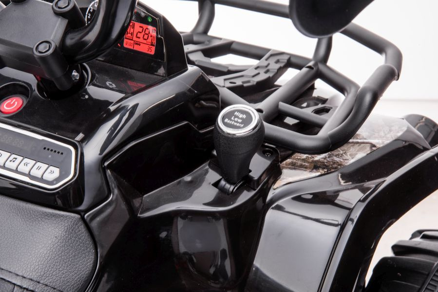 Vaikiškas elektrinis keturratis ufm js009, juodas