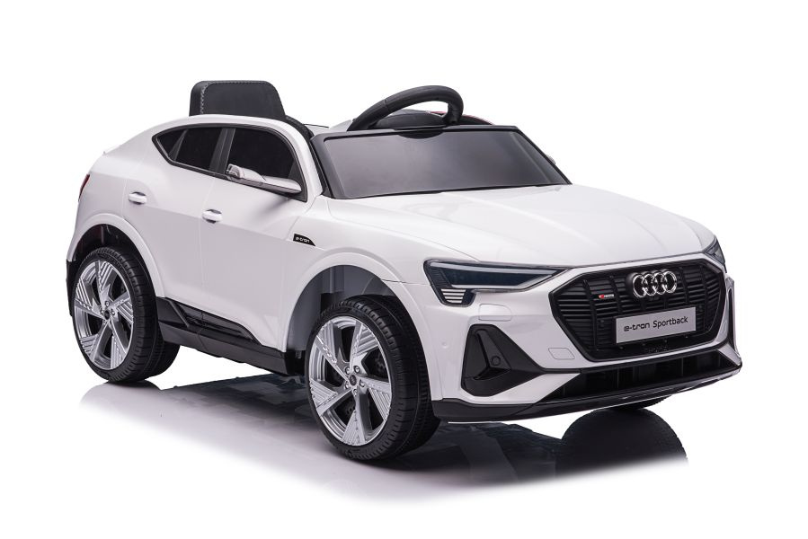 Baltas audi e-tron qls-6688 elektrinis automobilis