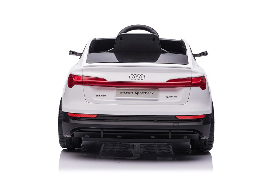 Baltas audi e-tron qls-6688 elektrinis automobilis