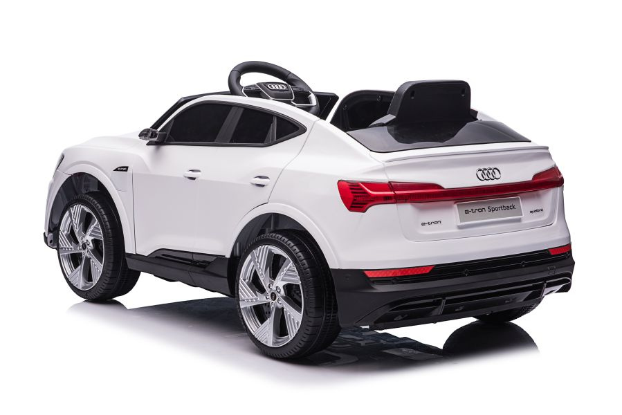 Baltas audi e-tron qls-6688 elektrinis automobilis