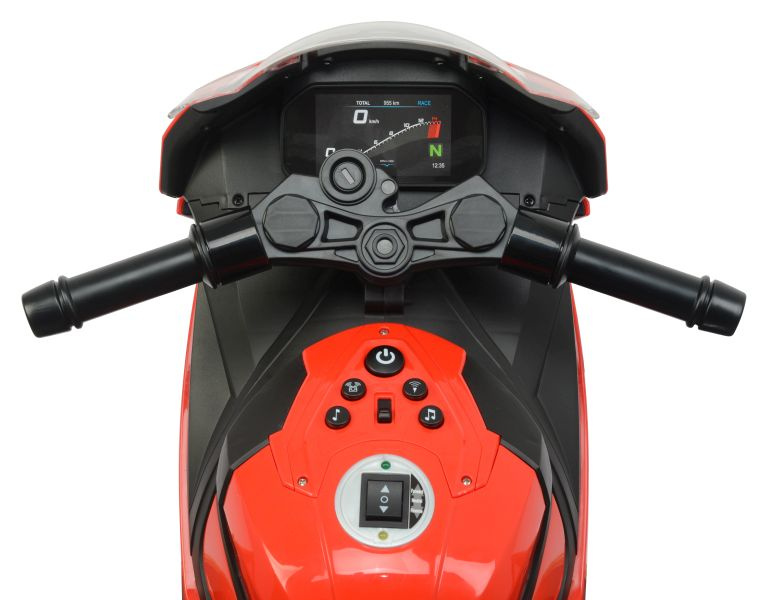 Elektromobilis vaikams lean cars bmw s1000rr 2156, raudonas