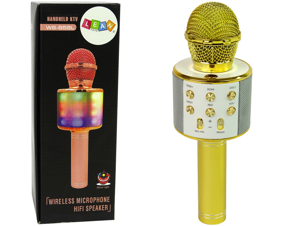 Belaidis mikrofonas ws-858 su usb garsiakalbiu