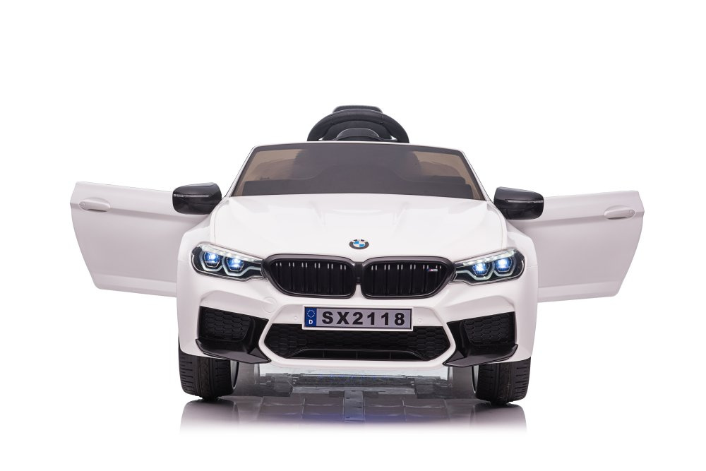 Vienvietis elektromobilis vaikams bmw m5 drift, baltas