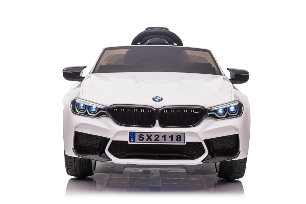 Vienvietis elektromobilis vaikams bmw m5 drift, baltas