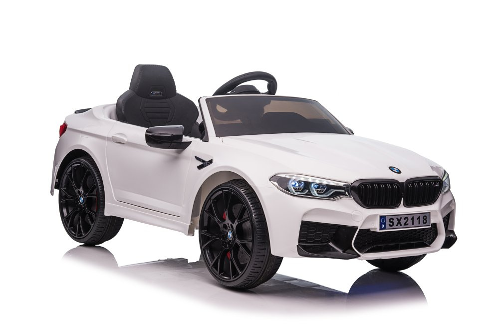 Vienvietis elektromobilis vaikams bmw m5 drift, baltas