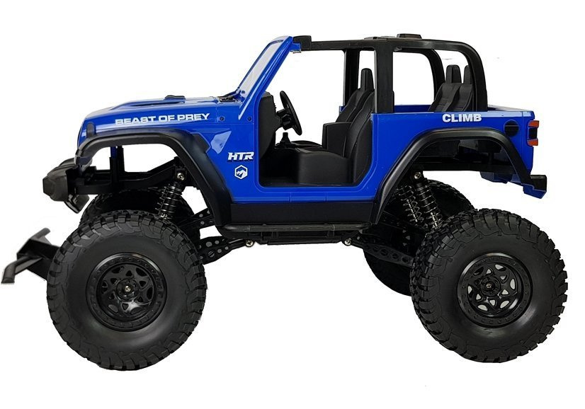 Džipas 4X4 Su Nuotolinio Valdymo Pultu Lean Toys 1:8, Mėlynas