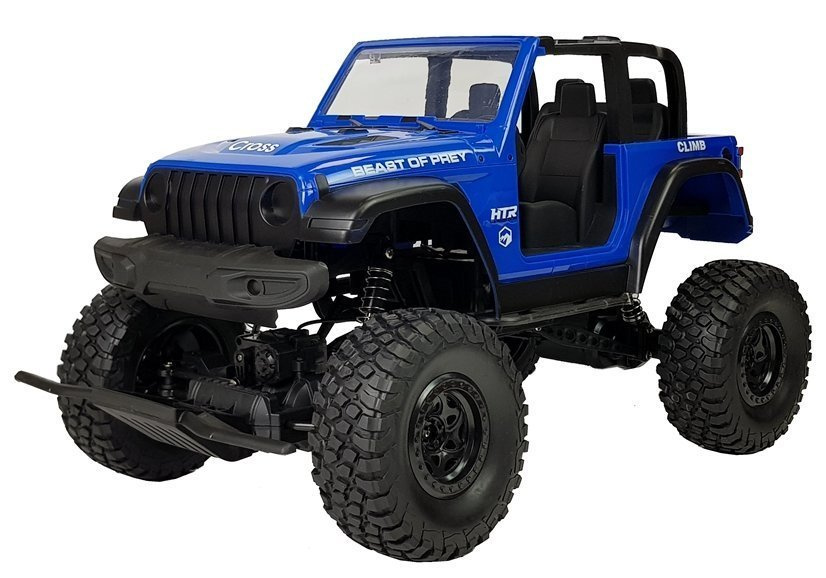 Džipas 4X4 Su Nuotolinio Valdymo Pultu Lean Toys 1:8, Mėlynas