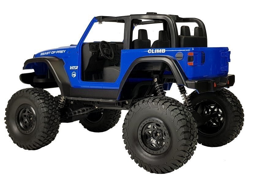 Džipas 4X4 Su Nuotolinio Valdymo Pultu Lean Toys 1:8, Mėlynas