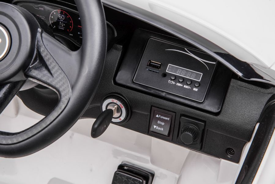 Vienvietis elektromobilis vaikams mclaren gt 12v, baltas