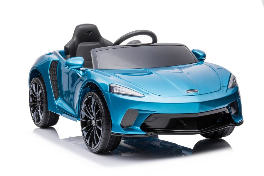 Vienvietis elektromobilis vaikams mclaren gt 12v, mėlynas blizgus