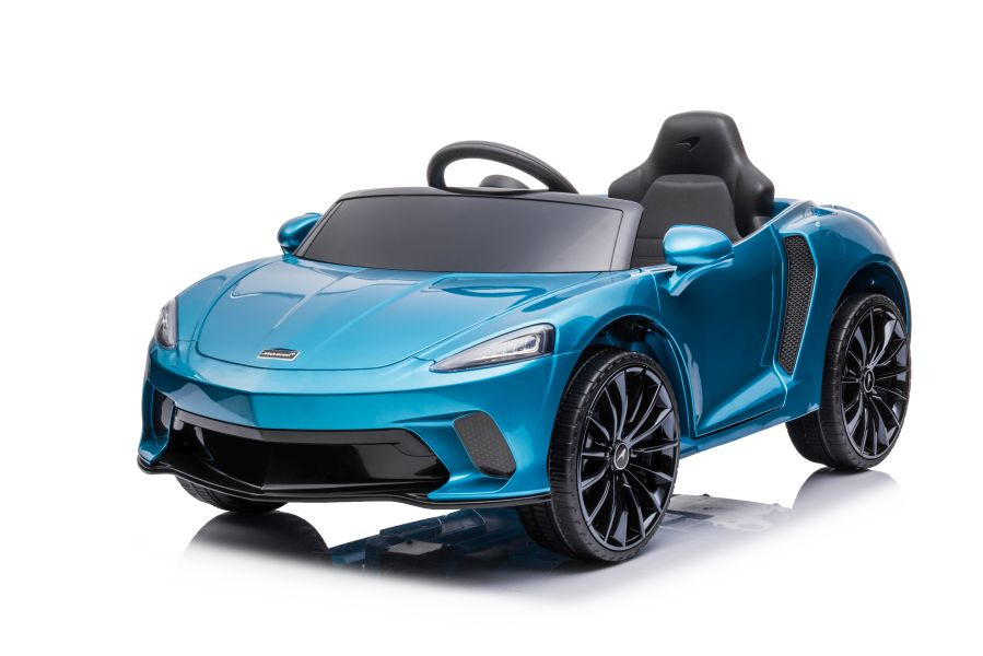 Vienvietis elektromobilis vaikams mclaren gt 12v, mėlynas blizgus
