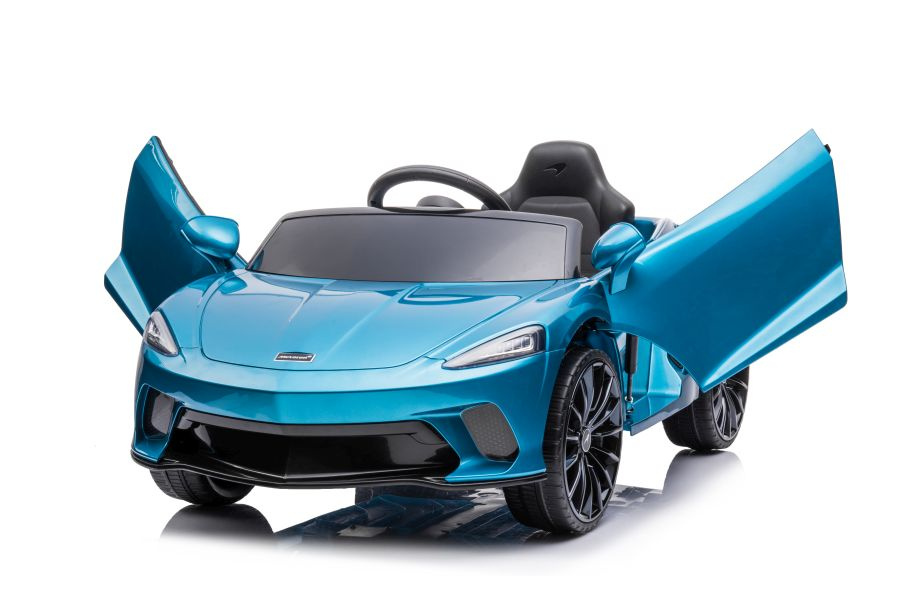 Vienvietis elektromobilis vaikams mclaren gt 12v, mėlynas blizgus