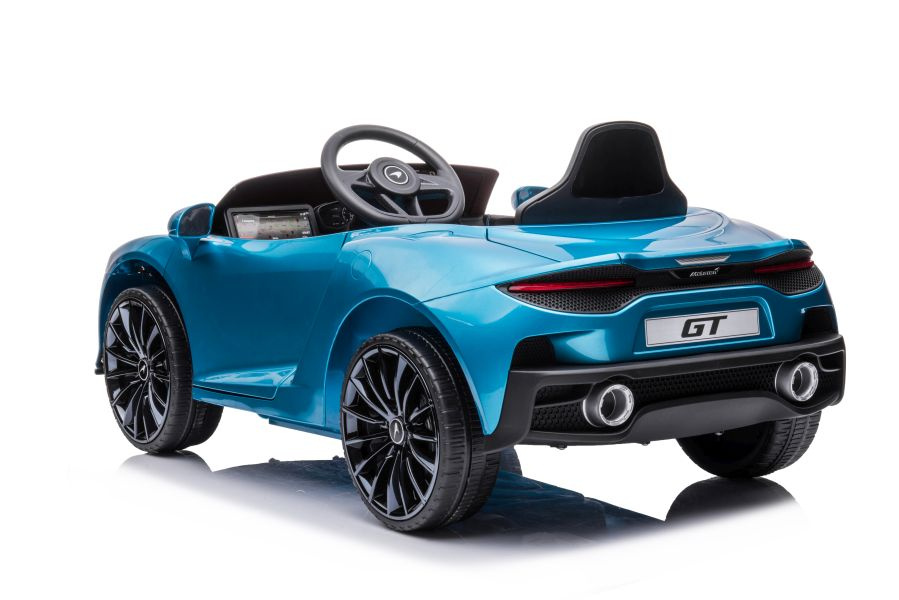 Vienvietis elektromobilis vaikams mclaren gt 12v, mėlynas blizgus