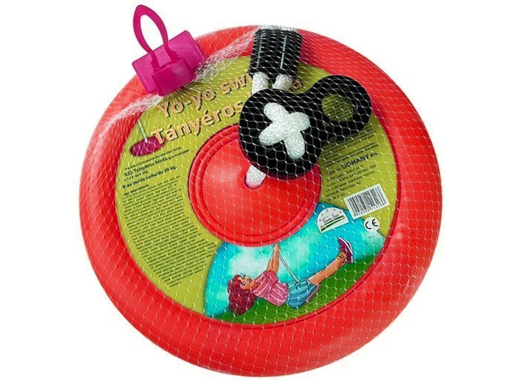 Oranžinės apvalios sūpynės vaikams 28 cm