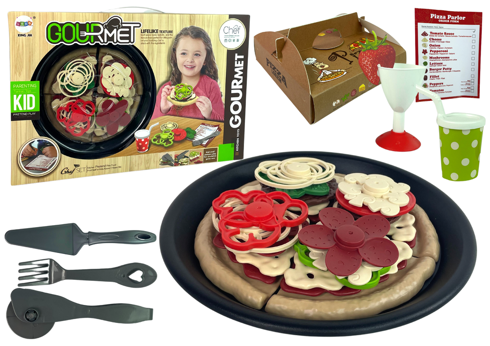 Žaislinės picos rinkinys leantoys