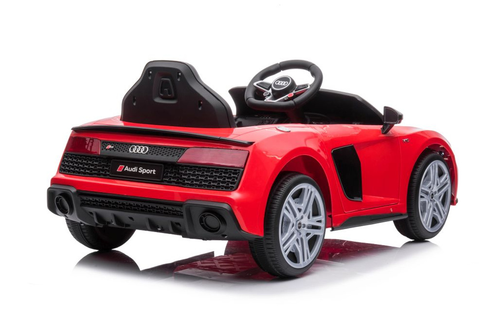 Elektrinis automobilis vaikams audi r8 raudonas