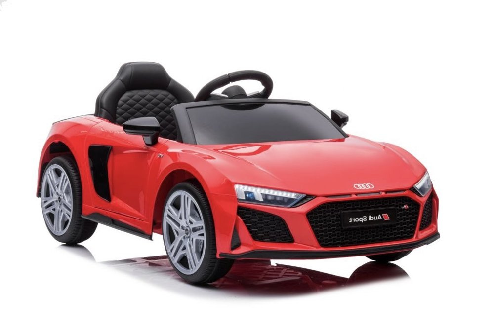 Elektrinis automobilis vaikams audi r8 raudonas