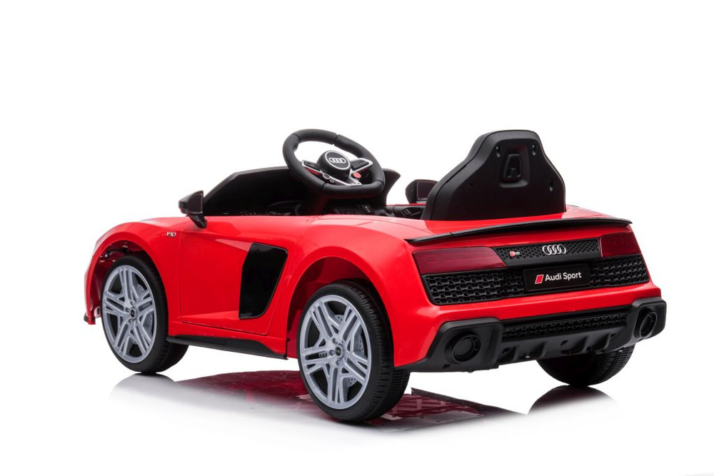 Elektrinis automobilis vaikams audi r8 raudonas