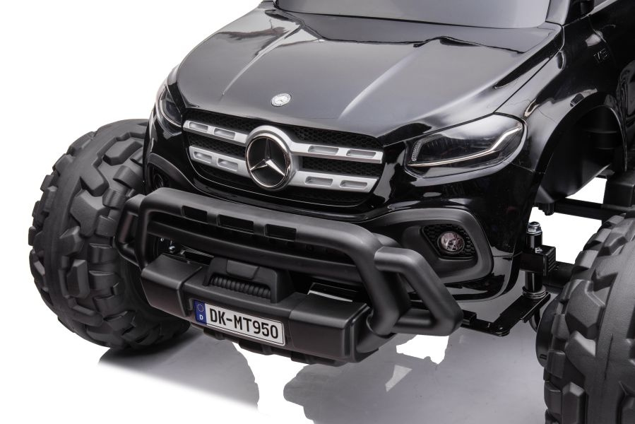 Vienvietis vaikiškas elektromobilis mercedes dk-mt950, juodas