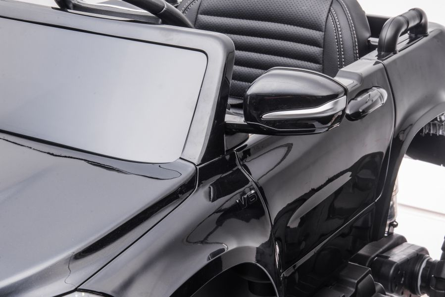 Vienvietis vaikiškas elektromobilis mercedes dk-mt950, juodas
