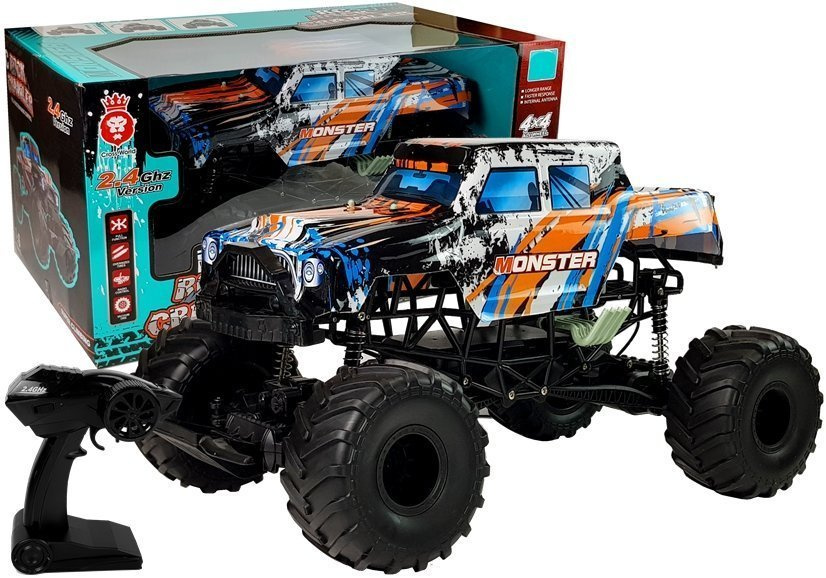 Visureigis 4X4 Su Nuotolinio Valdymo Pultu 1:6, Oranžinis, 6 M.+