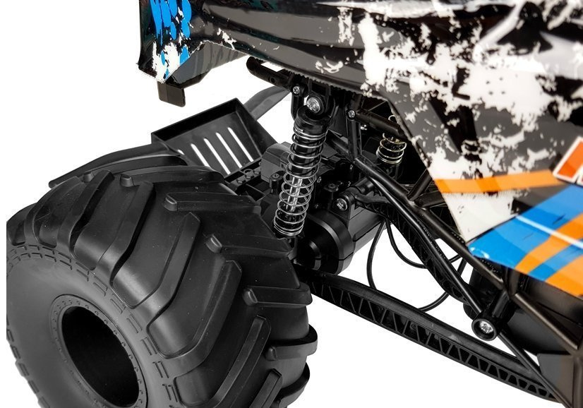 Visureigis 4x4 su nuotolinio valdymo pultu 1:6, oranžinis, 6 m.+
